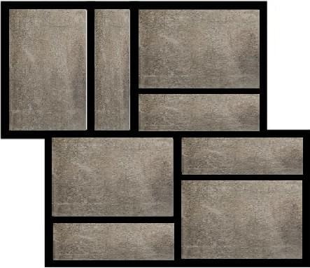 Керамогранит Matieres Rex Gris Mod.Muretto 3d 30x30