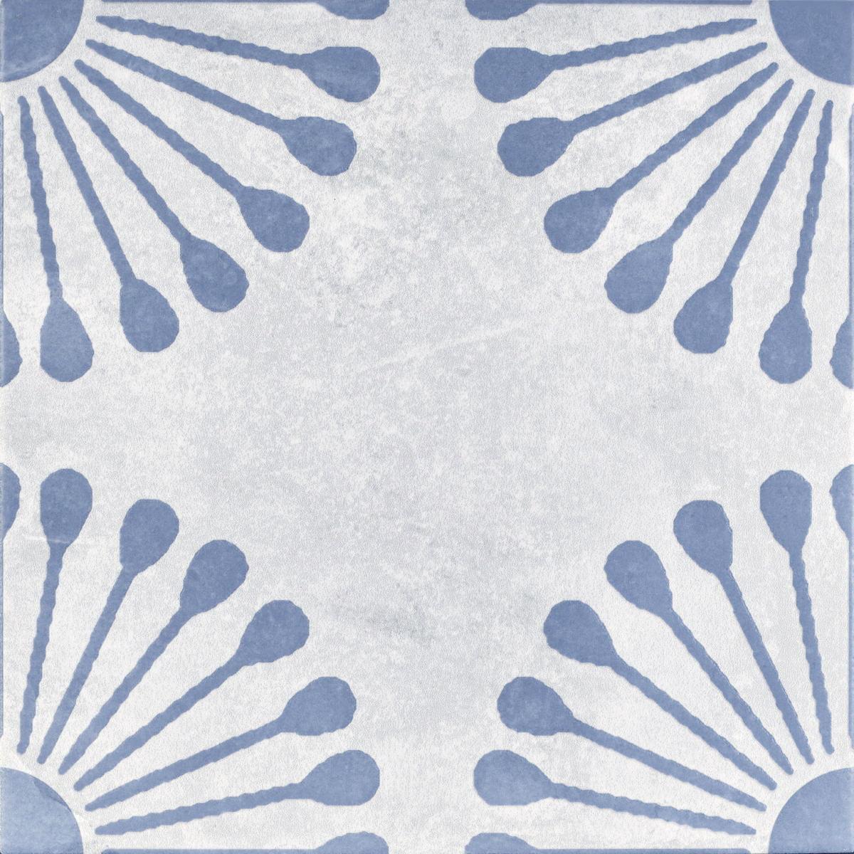 Керамогранит Пальма Вайт Декор 1 20x20