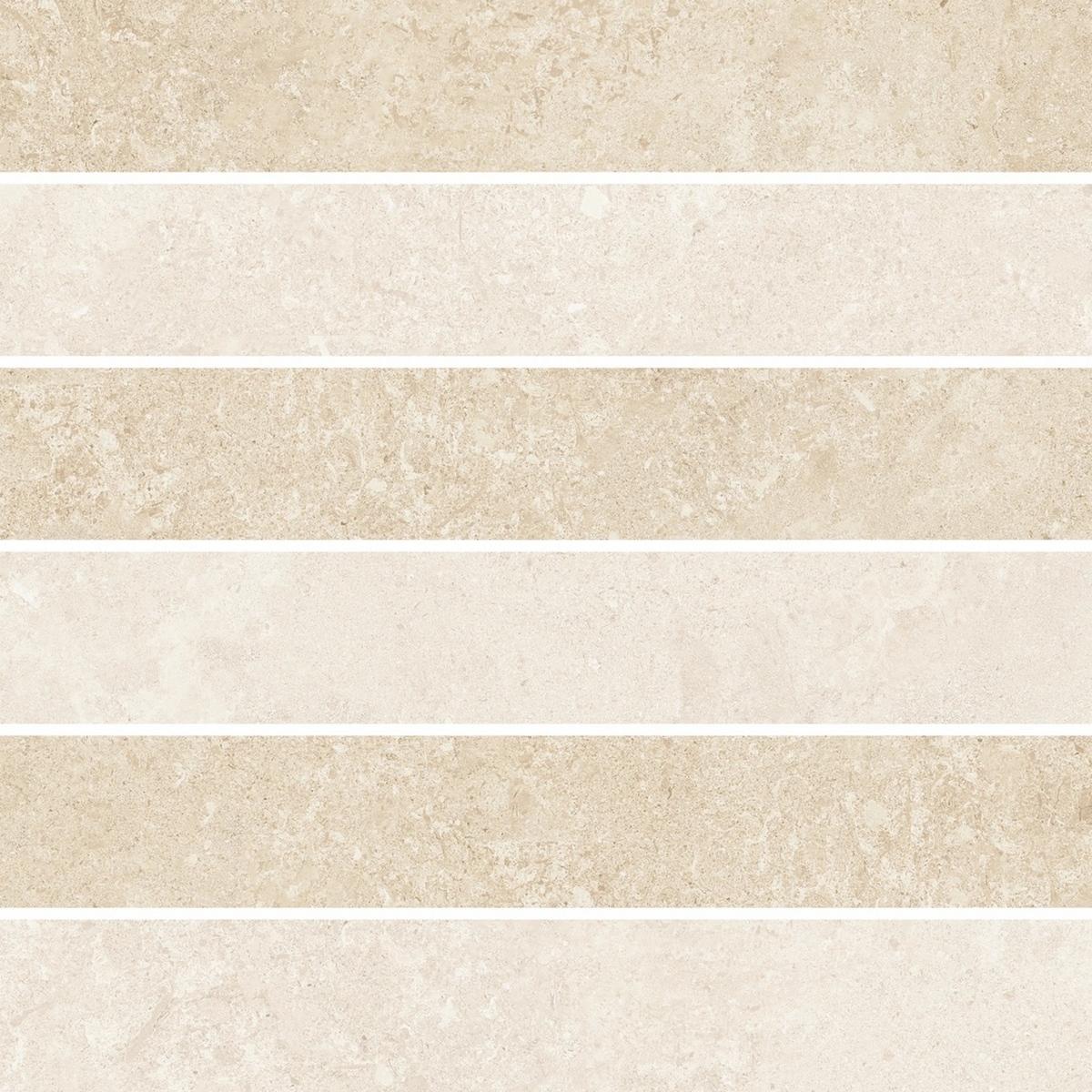 Керамогранит Elemental Stone Cream Limestone Mos 3D Nat 30x30