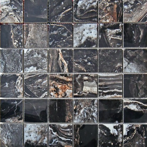Керамогранит Mosaico Nairobi Black Polished 30x30