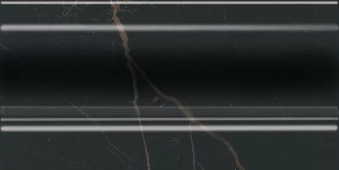  плитка Алькала Плинтус Черный 10x20