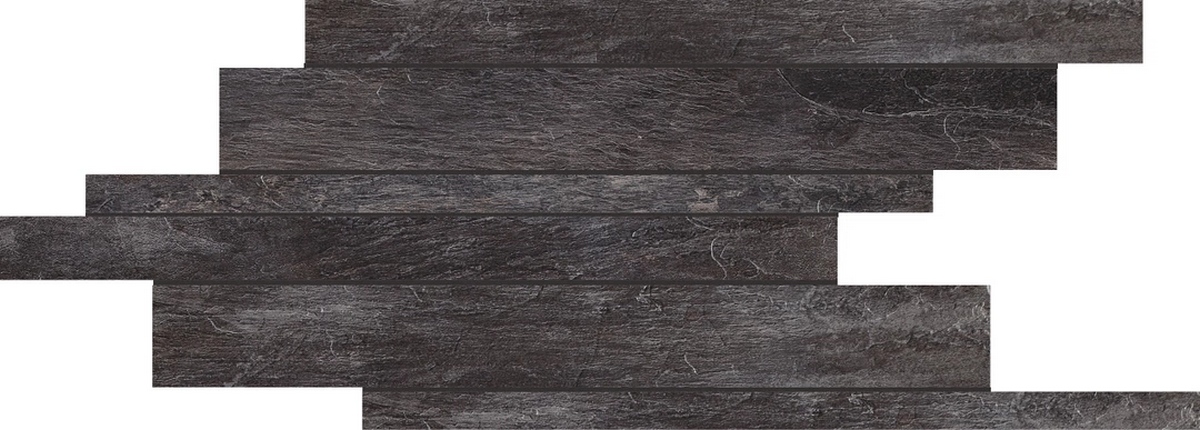 Керамогранит Ardoise Noir Mod.List.Sfalsato 21x40