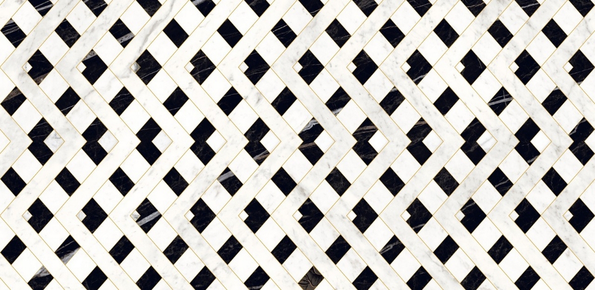 Керамогранит Каррара Джиола Декор Полированный 60x120