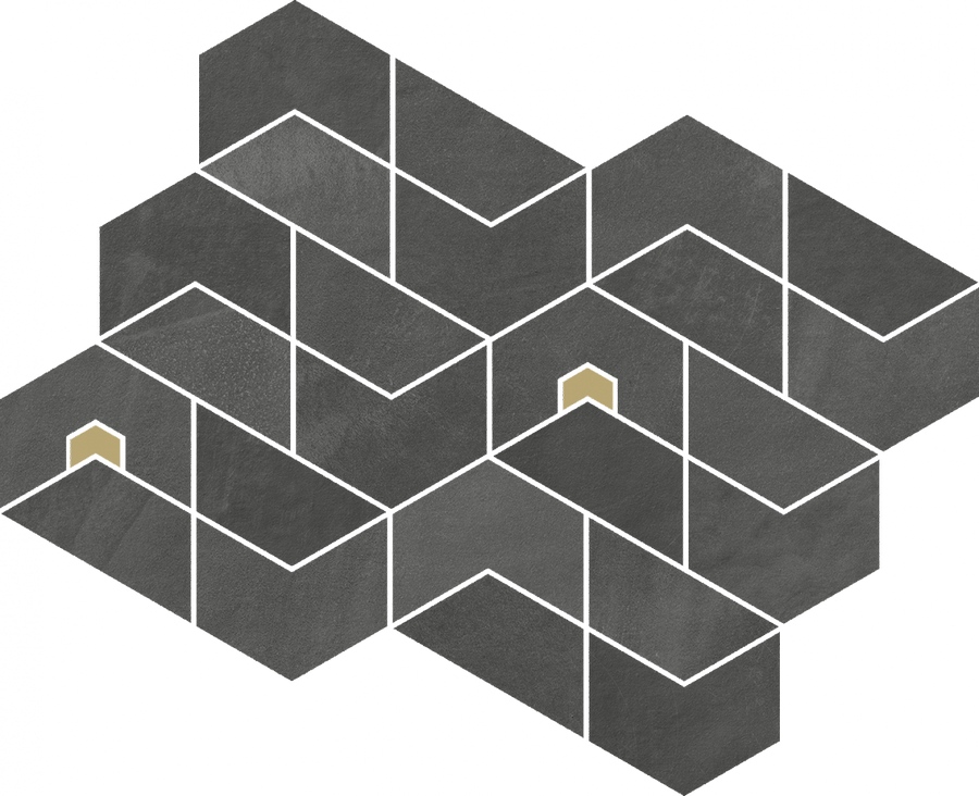 Керамогранит Континуум Петрол Мозаика Джуэл 31.1x38.2