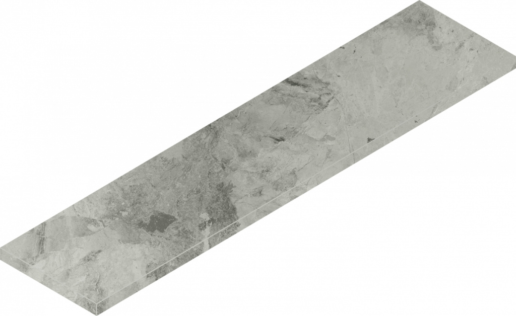 Керамогранит Шарм Экстра Силвер Ступ.Угл.Лев 33x120