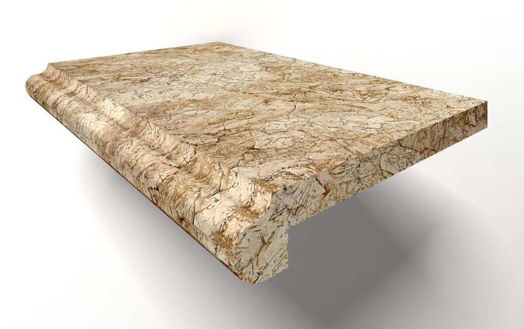 Мрамор Stairs Desert Gold Solid Mb005 30x100