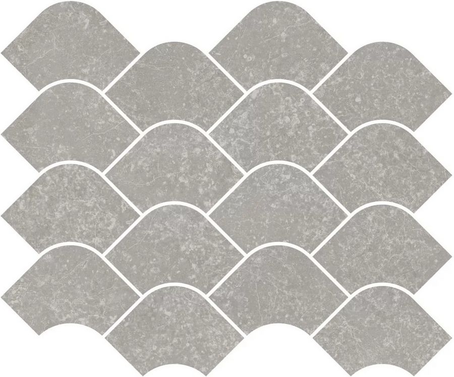  плитка Касабланка Наборный Серый Матовый 25x30