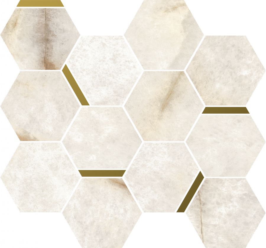 Керамогранит Стеллариус Крис.Пьюр Мозаика Шик 26.9x36.8