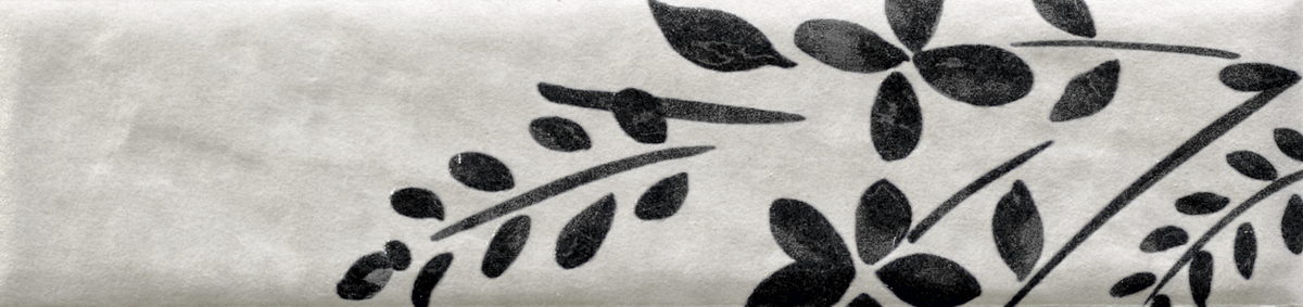 Керамогранит Левелс Блэк Декор 1 Матовый 6x25