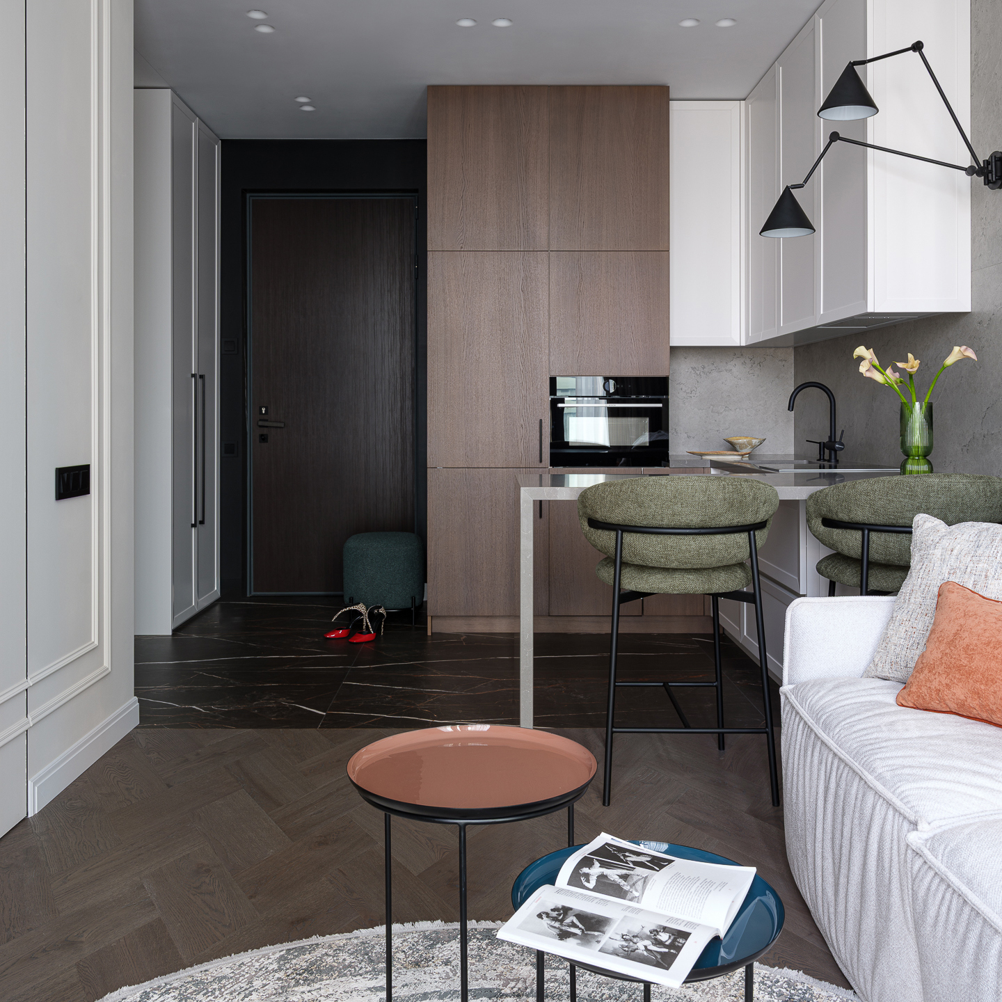 Квартира в премиальном городском квартале Slava в центре Москвы