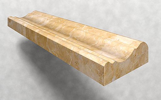 Мрамор Moldings 02 Молдинг Latte PJG-YXXT002-NT 8x120