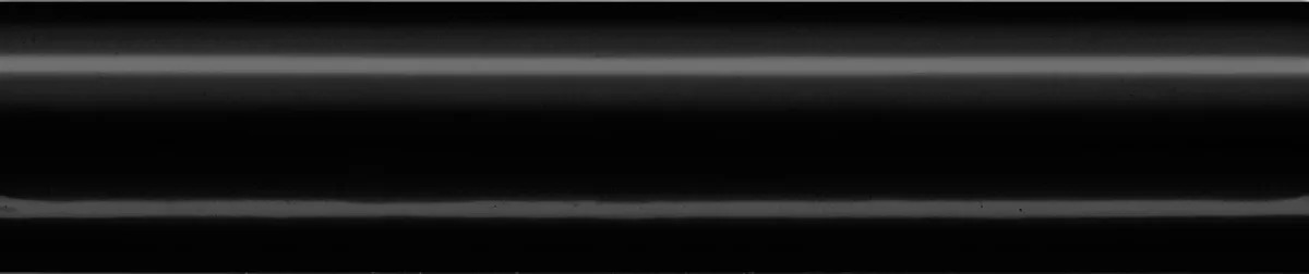  плитка Граньяно Багет Черный 3x15