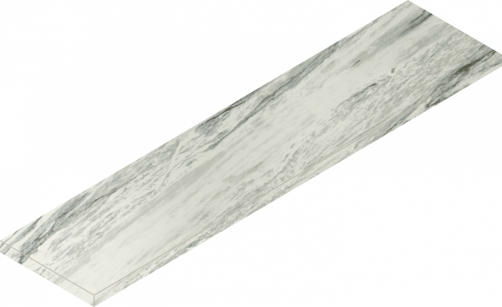 Керамогранит Скайфолл Бьянко Парадизо Ступ.Угл.Пр 33x120