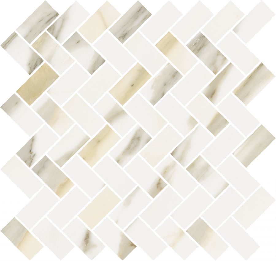 Керамогранит Стеллариус Кал.Голд Мозаика Кросс 29.7x31.5