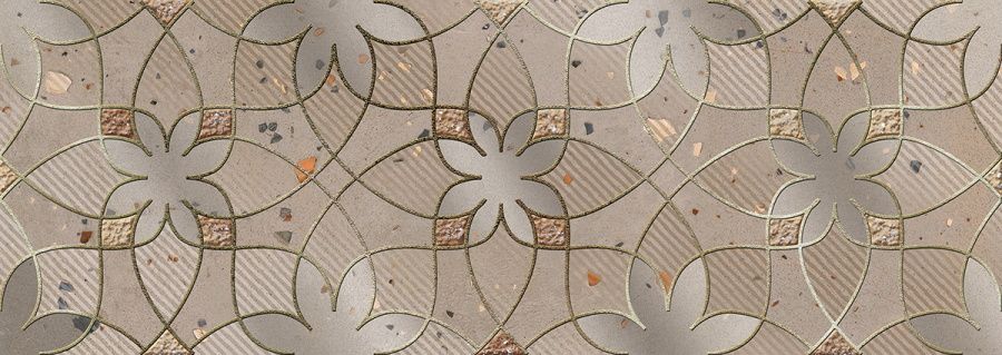 Керамическая плитка Terrazzo Decor Mocca Chloe 25.1x70.9