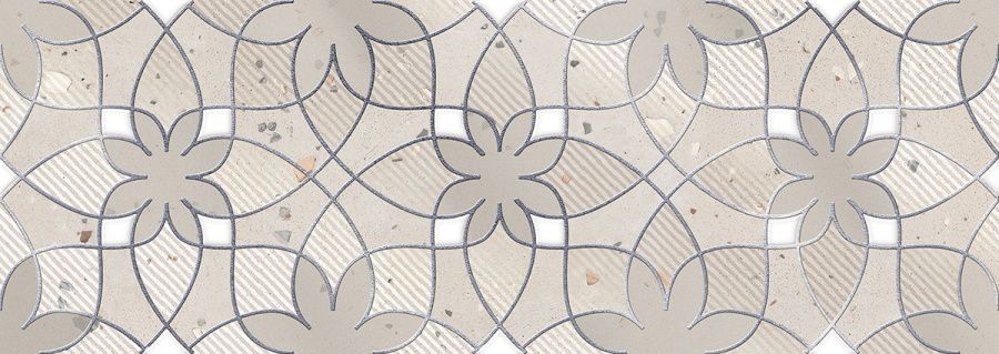 Керамическая плитка Terrazzo Decor Marfil Chloe 25.1x70.9
