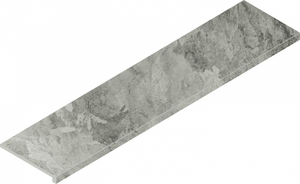 Керамогранит Шарм Экстра Силвер Ступ.Угл.Пр 33x120