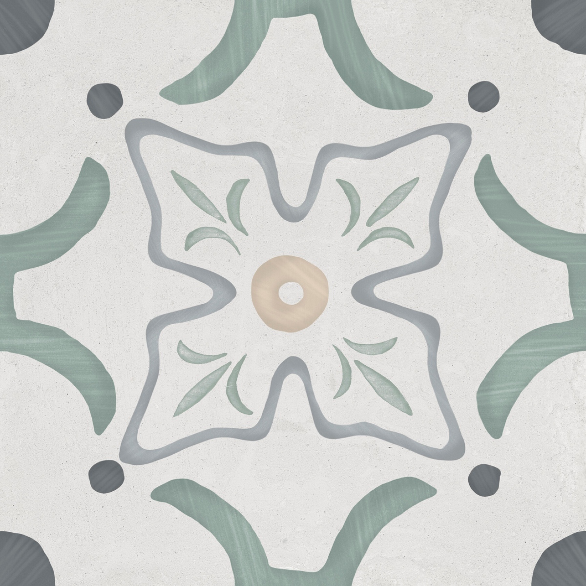 Керамогранит Sirocco Green Flower 22.3x22.3