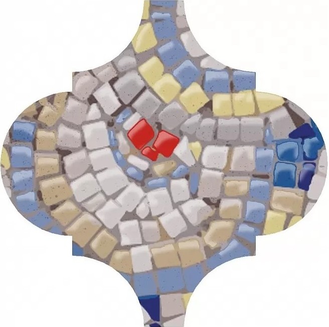  плитка Арабески Майолика Гауди 6.5x6.5