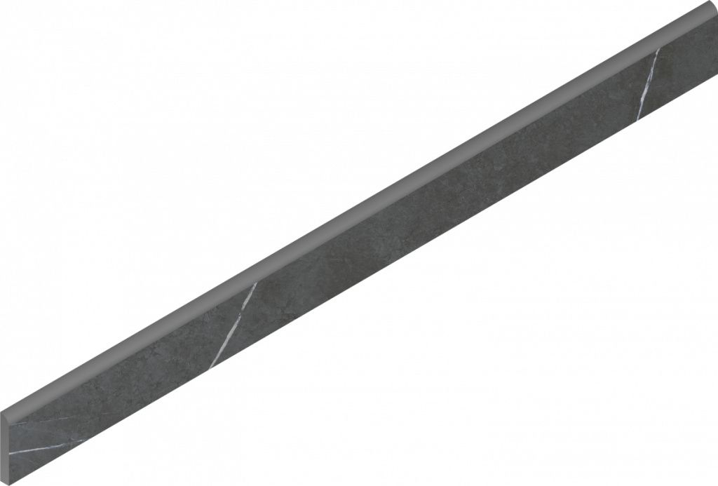 Керамогранит Метрополис Империал Блэк Плинтус 7.2x80