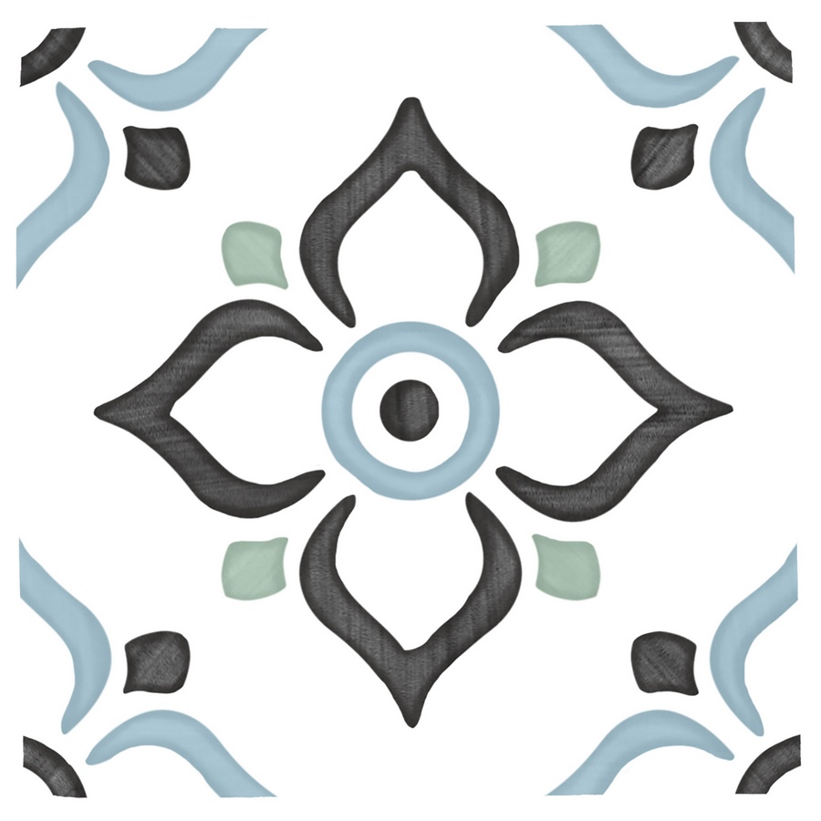 Керамогранит Tanger BLUE GARDEN 12.3x12.3