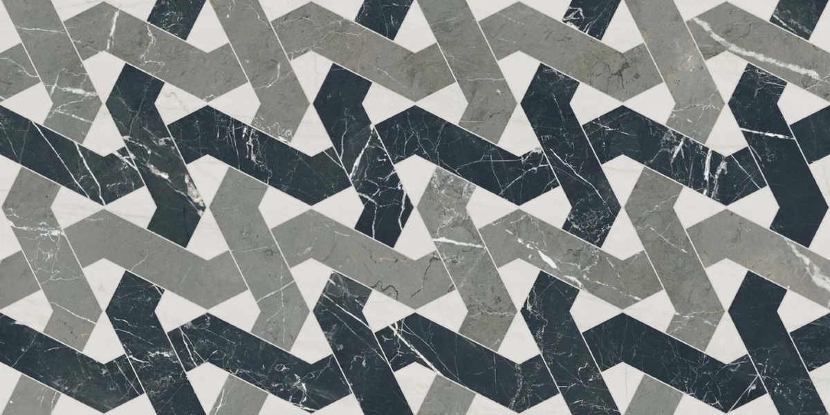 Керамогранит Sensi Fantasy Zigzag Lu3 Rett 60x120