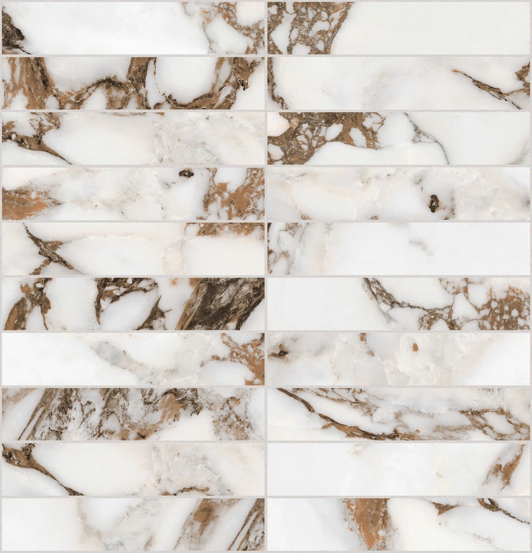  Les Bijoux De Rex Breche Capraia Glossy Mosaico 3x15 30x30