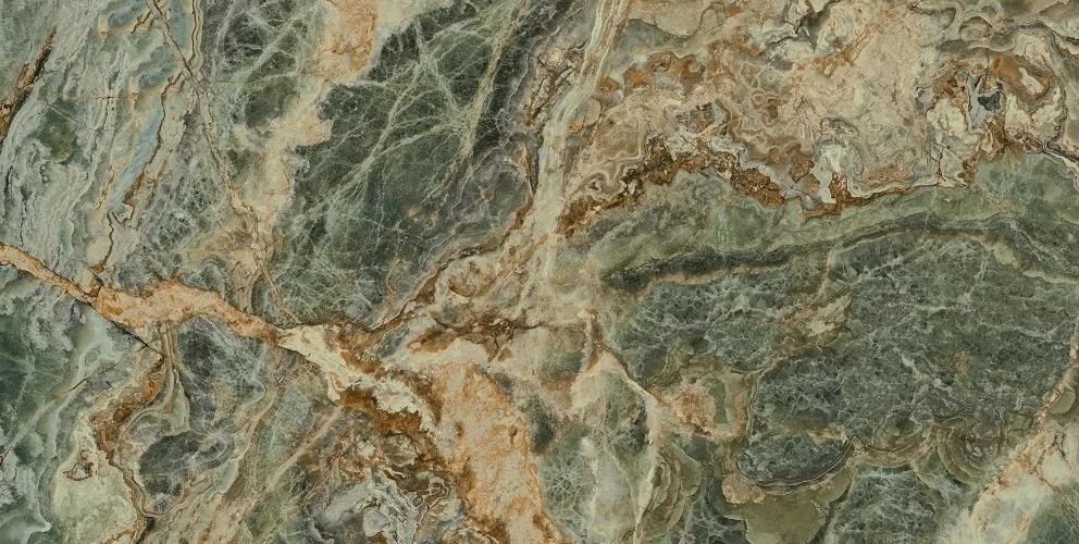  Риальто Нобиле Панно 1 Зелёный 119.5x238.5