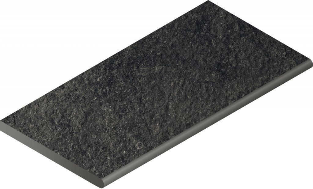 Керамогранит Миллениум Блэк Борт. Закруглённый 30x60