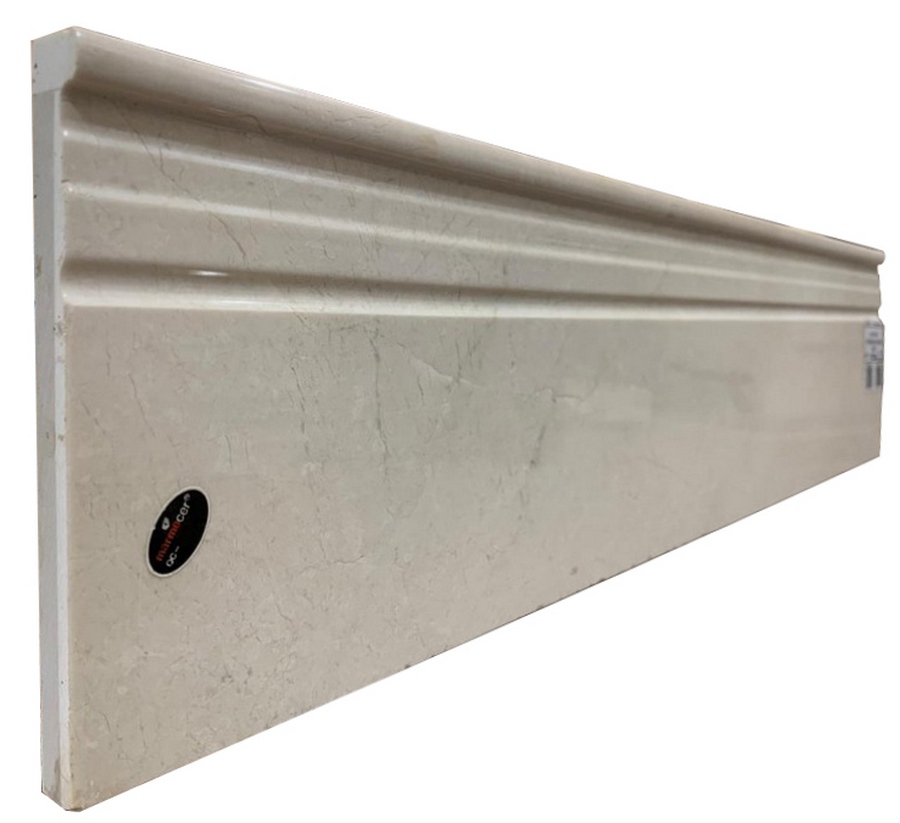 Мрамор Moldings 37 Плинтус Ivory Beige 15x60