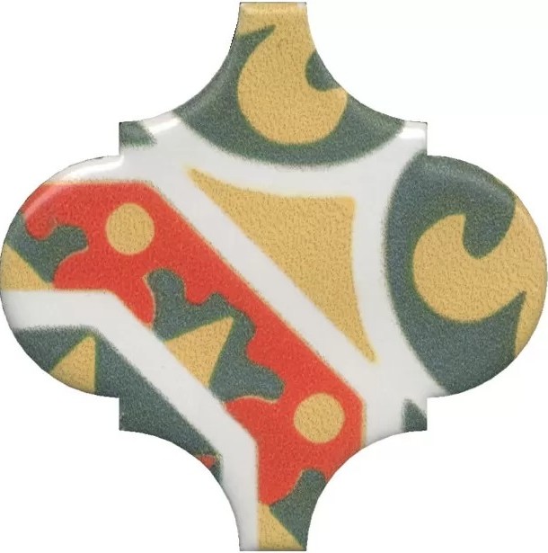 плитка Арабески Майолика Орнамент 6.5x6.5