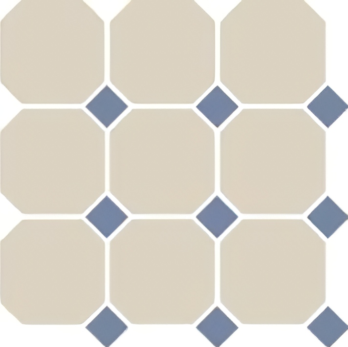 Керамогранит Octagon 4416 Oct11-1ch White 16/Blue Cobait Dots 11 30x30