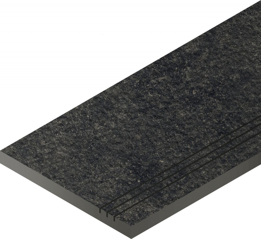 Керамогранит Миллениум Блэк Борт. Грип Пр 30x60