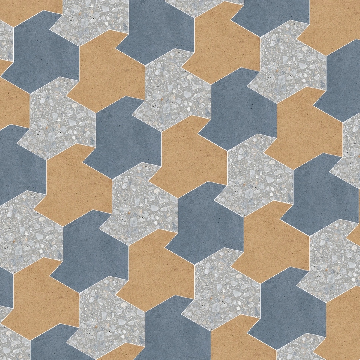 Керамогранит Match Up Cerim Shapes Earl Grey Cinnamon Blueberry Comfort 48.3x50