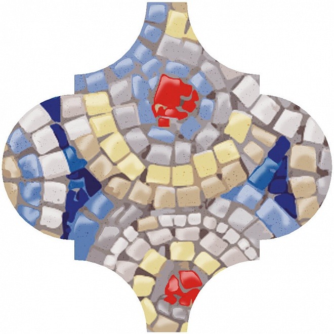  плитка Арабески Майолика Гауди 6.5x6.5