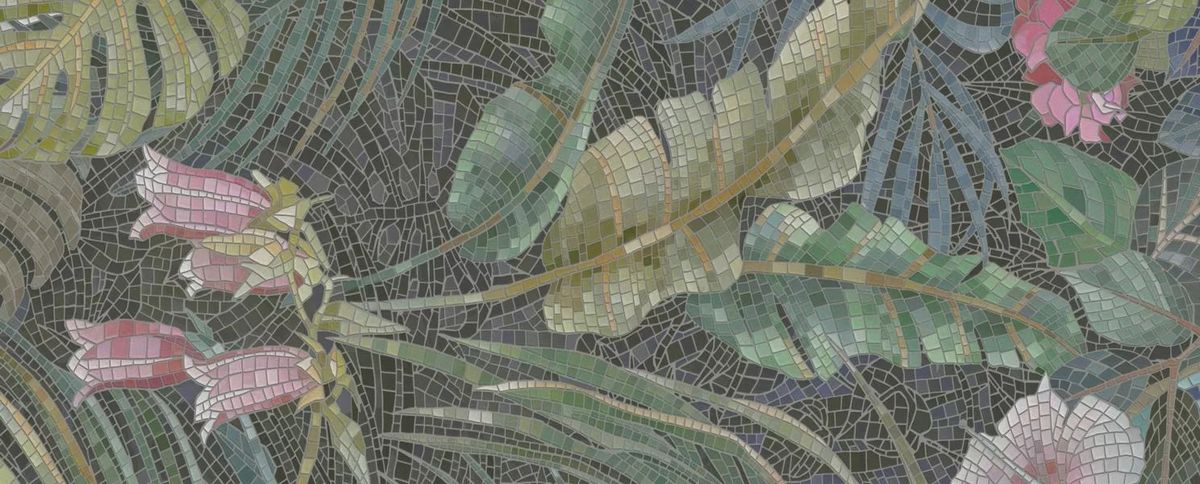 Керамическая плитка Альвао Панно Глянцевый 60x100