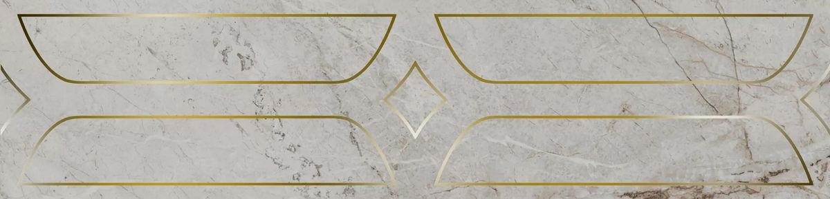  плитка Ифран Серый Светлый Глянцевый 14.5x60