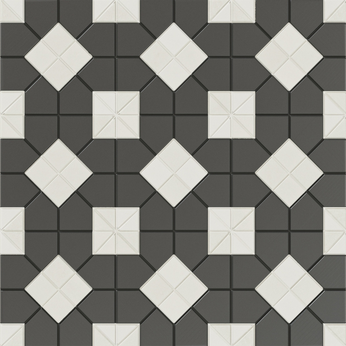 Керамогранит Tesserae Suit B&W Plus 28x28