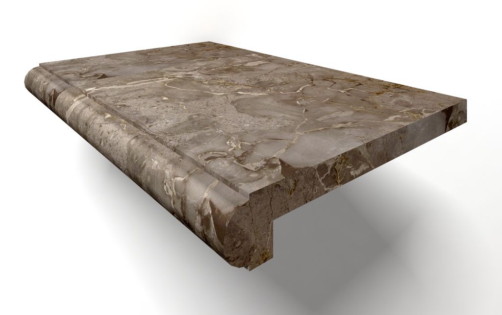 Мрамор Stairs Desert Grey Solid Mb004 MB004-GREY 30x100