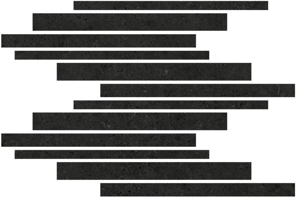 Керамогранит Bera&Beren Берен Блэк Мурето Мозаик Противоскользящий 30x45