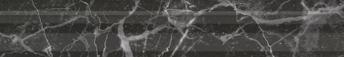  плитка Коррер Багет Чёрный Глянцевый 5x30