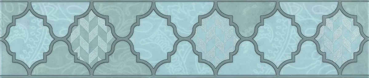  плитка Фоскари Бирюзовый  5.4x25