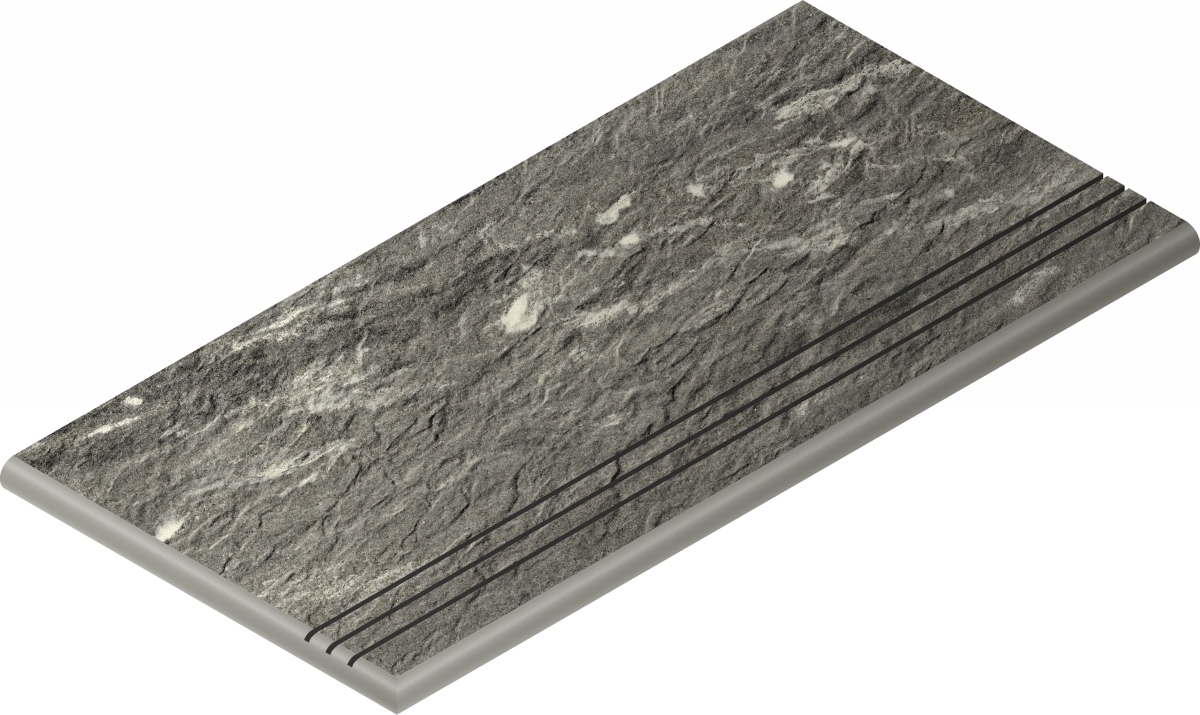 Керамогранит X2 Ступень Закруг.Грип Лев 30x60