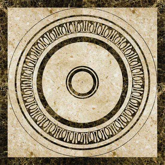 Мрамор Waterjet 20 Панно (4шт) PJG-SWPZ020 160x160