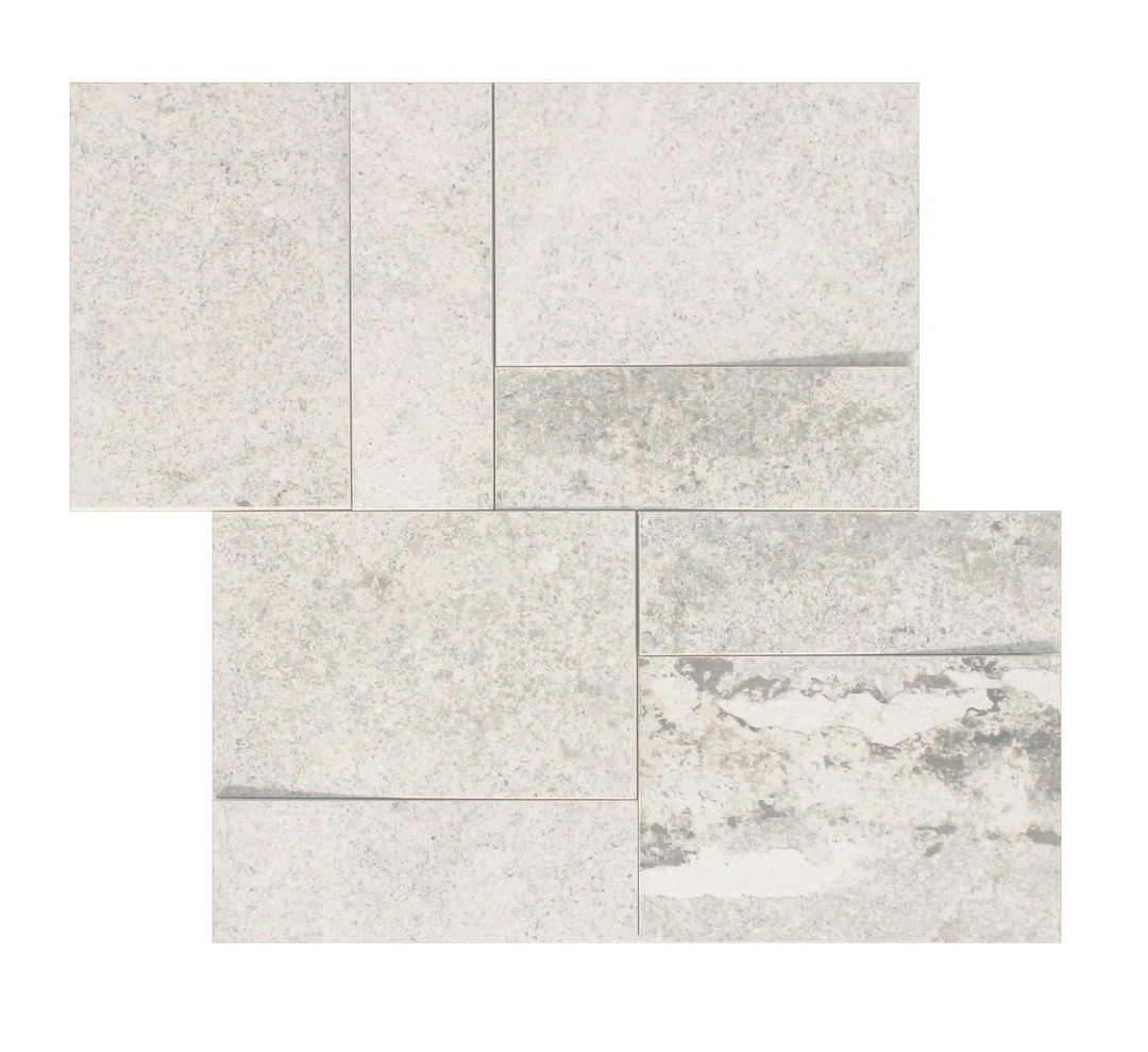 Керамогранит La Roche Blanc Mod.Muretto 3d 30x30