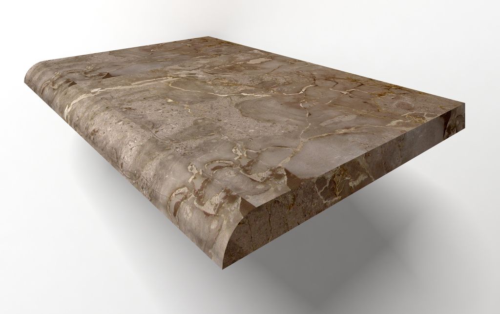 Мрамор Stairs Desert Grey Solid Mb008 MB008-GREY 30x100