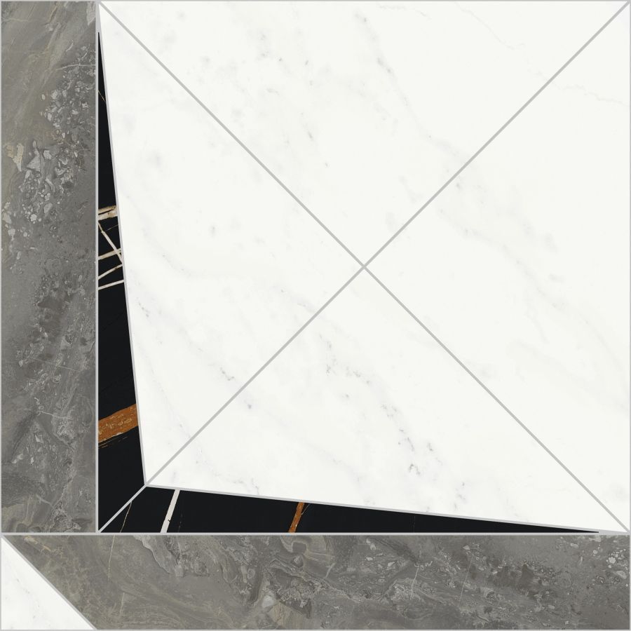 Керамогранит Шарм Делюкс Микеланжело Интарсио 56.4x56.4