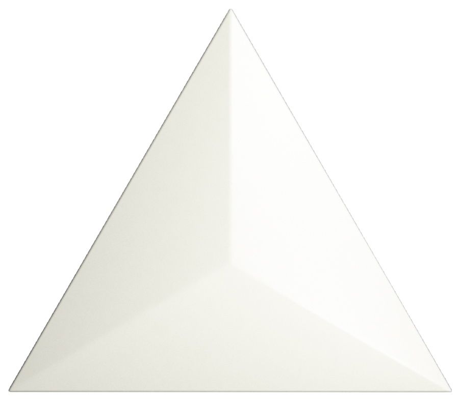  плитка Evoke Traingle Level White Matt 15x17