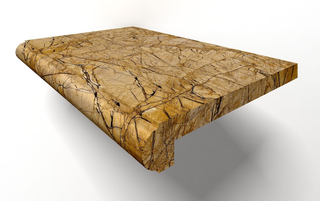 Мрамор Stairs Giallo Castle Solid Mb004 MB004-GIAL 30x100