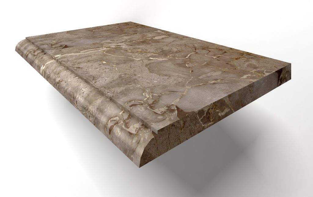 Мрамор Stairs Desert Grey Solid Mb009 MB009-GREY 30x100